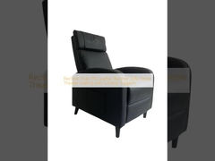 Chaise inclinable PU Couchette inclinable en cuir Sofa de théâtre à domicile Assises avec support lombaire