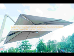 Chaise de piscine de jardin Chaise solaire étanche Patio Hôtel Meubles extérieurs Balcon extérieur Chaise solaire