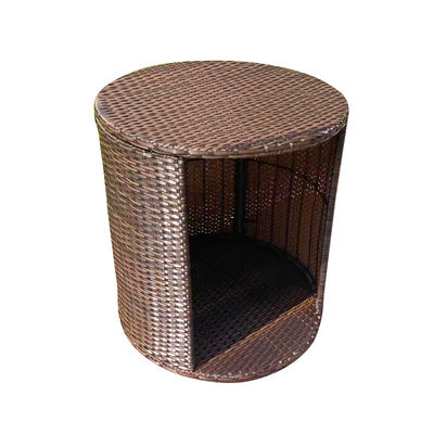 Unique Multifunctional Ottoman Table House Footrest Seat Large Cube Condo Bed For Cats And Dogs Washable Mat Pet Bed