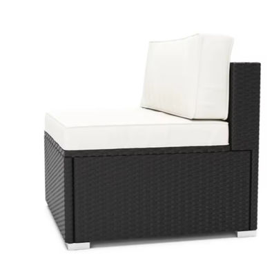 Indoor/Outdoor Furniture Sets Rattan All-Weather Washable Cushions with Coffee Table Rattan Sectional Sofa