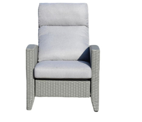 Modern Recliner Dual For Sitting Lying Functional Rattan Sofa Set Furniture