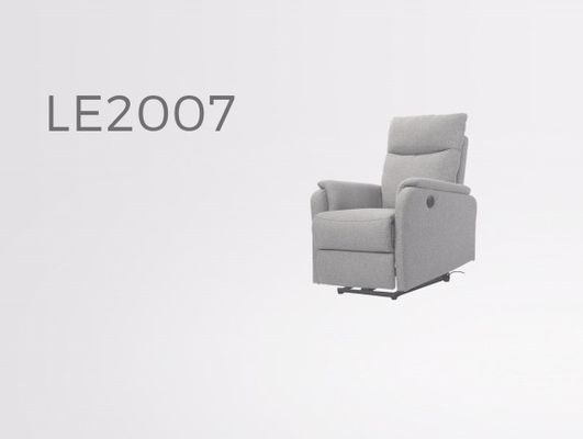 Fine Linen Lumbar Heating Massage Manual Recliner Seat Sofa Wall Hugger 3 Seater
