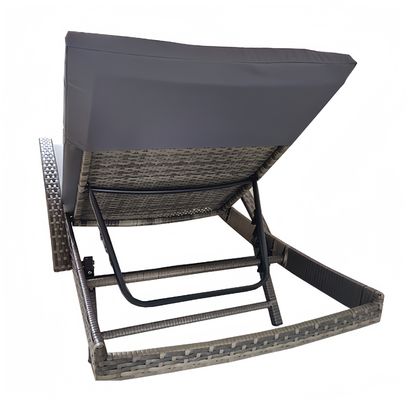 PE Poly Rattan Garden Outdoor Indoor Rattan Lounge Chair Beach Sun Holiday Patio Outdoor Furniture Sets