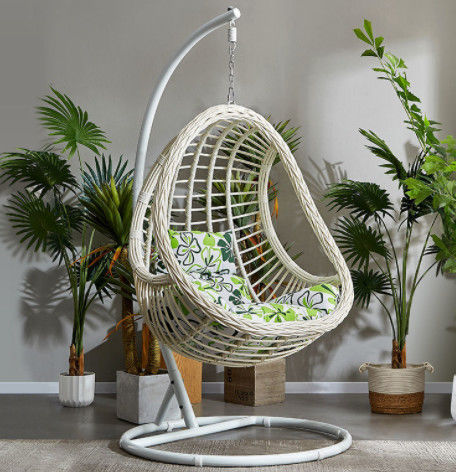 Indoor Outdoor Patio Hanging Swing Chair With Stand Home House Hotel
