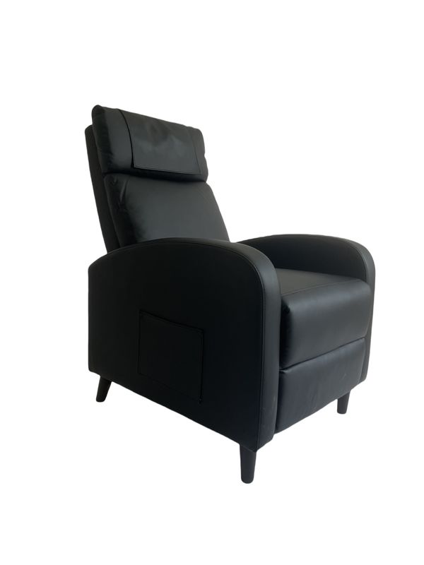 Recliner Chair PU Leather Recliner Sofa Home Theater Seating with Lumbar Support